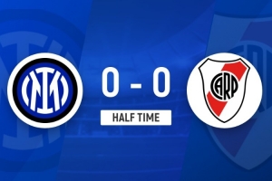 半場-國米暫0-0河床 按此比分國米第二出線 河床將小組第三出局