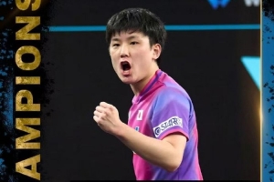 WTT常規(guī)挑戰(zhàn)賽薩格勒布站男單決賽：張本智和4-0擊敗陳垣宇奪冠