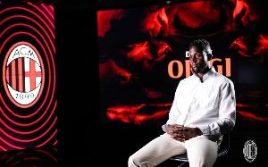 與米蘭談判解約30歲奧里吉上次出場(chǎng)是去年4月，過去3年進(jìn)3球