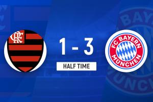 半場(chǎng)-拜仁3-1弗拉門(mén)戈 凱恩破門(mén)磁卡世界波熱爾松爆射普爾加烏龍