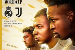 姆總會首發(fā)嗎？皇馬官推曬海報(bào)預(yù)熱戰(zhàn)尤文，姆巴佩出鏡