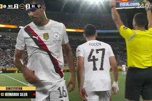 第53分鐘登場(chǎng)的羅德里加時(shí)賽被換下！換上福登