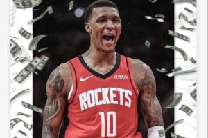 小賈巴里5年1.22億刀提前續(xù)約火箭！申京送祝福：Yessir