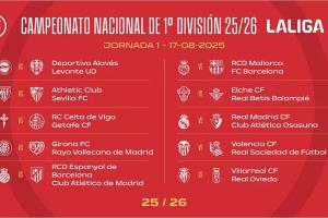 新賽季西甲賽程：8.17開賽，首輪巴薩客戰(zhàn)馬洛卡，皇馬vs奧薩蘇納