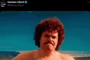 記者報道字母知道特納會來 利拉德評論區(qū)貼上耐人尋味的動圖