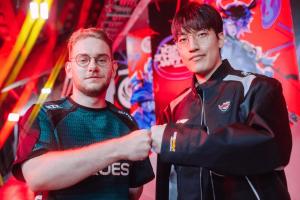 LOL官方發(fā)布賽前雙方打野碰拳：InspiredTarzan