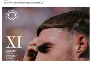 切爾西官方：隊長詹姆斯熱身時受傷，桑托斯首發(fā)替代出戰(zhàn)