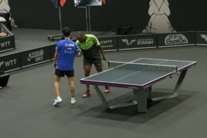 周啟豪0-3不敵阿魯納，WTT美國(guó)大滿(mǎn)貫國(guó)乒男單已有三人遭遇一輪游