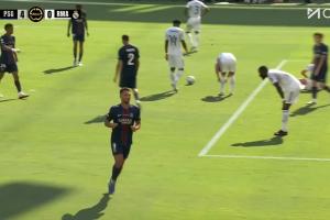 慘案！拉莫斯原地轉(zhuǎn)身抽射得手，巴黎4-0領(lǐng)先皇馬