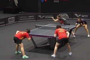 王藝迪/蒯曼3-0擊敗溫特/萬遠(yuǎn)，晉級WTT美國大滿貫女雙8強