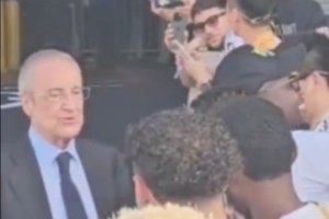 風度！皇馬世俱杯慘敗，弗洛倫蒂諾賽后與球迷們友好交流