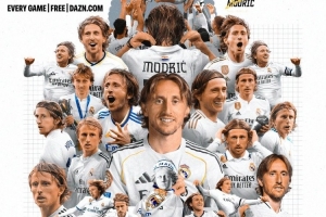 世俱杯官方曬海報致敬魔笛：13年的莫德里奇魔法，謝謝你盧卡