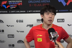 王楚欽：比賽沒打之前感覺是下風(fēng)球，希望下場比賽能保持求勝欲