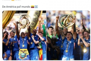 南美足聯(lián)祝賀恩佐、凱塞多世俱杯奪冠：從美洲走向世界