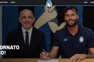 官方：33歲米蘭門(mén)將斯波蒂耶洛回歸母隊(duì)，加盟亞特蘭大