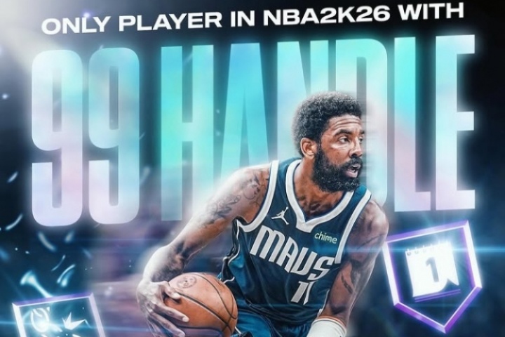 唯一真神！美媒：歐文是2K26唯一運(yùn)球能力值達(dá)到99的球員