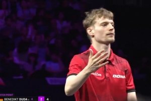 林德3-2險勝杜達，晉級WTT橫濱冠軍賽男單16強&將戰(zhàn)戶上隼輔