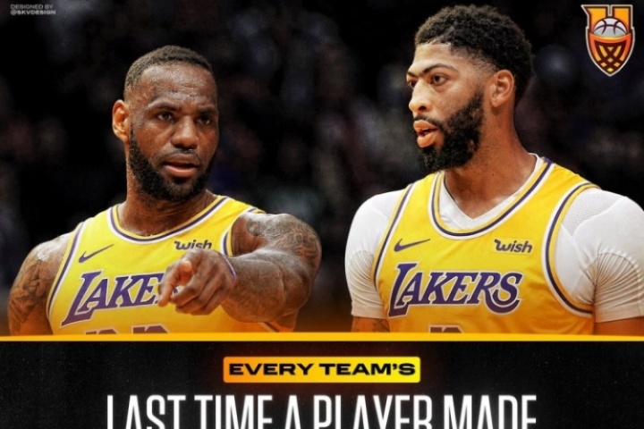 NBA30隊上次有球員入選一陣時間！有沒有讓你感到驚訝的？