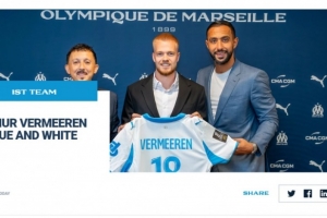 官方：馬賽簽下萊比錫中場費爾梅倫 據(jù)悉300萬歐租借+選擇買斷