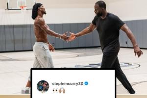 追夢(mèng)和巴特勒訓(xùn)練后喊話：勇士這賽季會(huì)拿下冠軍！庫里：