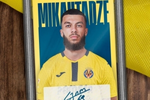 官方：比利亞雷亞爾簽下格魯吉亞前鋒米卡烏塔澤，簽約至2031年夏