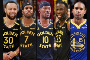 老年組！勇士新季潛在首發(fā)：庫里、希爾德、巴特勒、追夢、霍福德