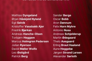 挪威新一期大名單：哈蘭德、厄德高領(lǐng)銜，索爾洛特、拉爾森入選