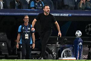 德澤爾比率領馬賽前兩場歐冠拿到3分，為隊史第二位做到的主帥