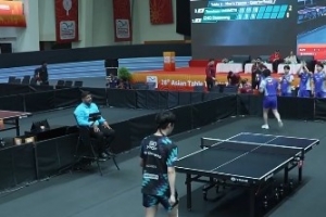 張本智和拿下2分！日本3比1擊敗韓國(guó)，晉級(jí)乒乓球亞錦賽男團(tuán)四強(qiáng)