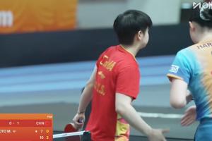 亞錦賽女團(tuán)決賽：孫穎莎3-0戰(zhàn)勝?gòu)埍久篮?，中?guó)隊(duì)2-0領(lǐng)先日本