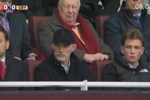 督戰(zhàn)！英格蘭國(guó)家隊(duì)主帥圖赫爾現(xiàn)場(chǎng)觀看阿森納對(duì)陣水晶宮的比賽