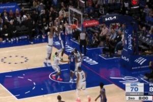 除了得分助攻也行！馬克西突破助飛博納完成雙手暴扣