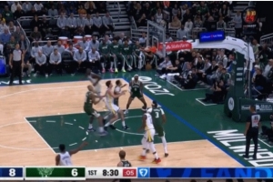 真蛻變了！追夢(mèng)突破分球 庫明加三分自信出手空心命中！