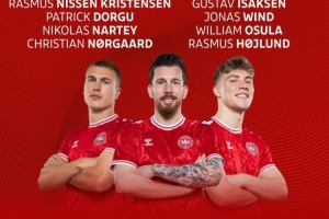 丹麥世預(yù)賽名單：小舒梅切爾、埃里克森領(lǐng)銜，霍伊倫、多爾古在列