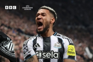 還是歐冠好打！紐卡本賽季4場歐冠進10球，與10場英超進球相同