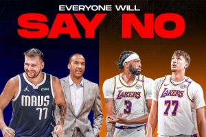 美媒：若哈里森現(xiàn)在想用濃眉+弗拉格換東契奇 佩林卡會(huì)直接掛電話