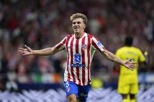 很穩(wěn)！馬競隊史首次連續(xù)14場西甲率先破門，取得9勝4平1負