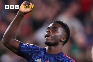 薩卡客戰(zhàn)桑德蘭破門，19個月以來首次在倫敦之外的英超比賽進球