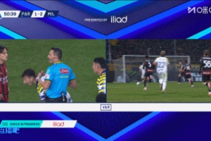 里奇禁區(qū)內(nèi)疑似有手球情況，裁判在VAR介入查看后沒給點球