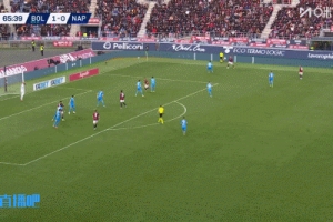 那不勒斯再丟一球，0-2落后博洛尼亞！盧庫米第66分鐘頭球破門