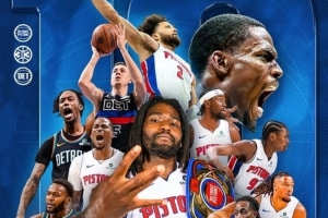 活塞發(fā)布10連勝海報(bào)：康寧漢姆、杜倫領(lǐng)銜 斯圖爾特占據(jù)C位！