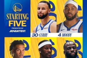 主場(chǎng)迎戰(zhàn)開拓者！勇士首發(fā)：庫里、穆迪、理查德、巴特勒、追夢(mèng)