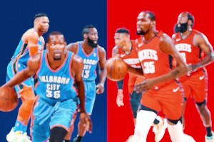 曾經(jīng)的雷霆三少都完成了在火箭效力的成就