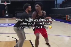 準(zhǔn)備首發(fā)二號(hào)位？阿門休賽期苦練得分技巧