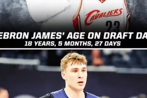 僅比詹姆斯大8天！弗拉格18歲186天當(dāng)選狀元 歷史第二年輕