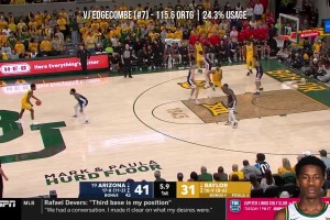 76人探花簽選中巴哈馬天才后衛(wèi)埃奇庫姆！模板奧拉迪波！