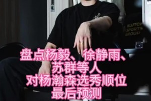 楊毅：青島召集球迷去國信球館看楊瀚森選秀 可能已經(jīng)得到了保證