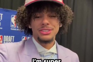 挺帥！老鷹23順位選中的羚羊王子，開拓者試訓曾與楊瀚森對位！