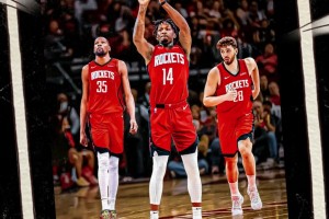 3D利器芬尼-史密斯加盟！火箭現(xiàn)在的前場(chǎng)陣容也太豪華了吧！