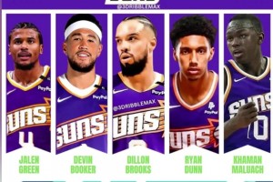 太陽(yáng)新賽季這首發(fā)，講道理跟火箭碰一下幾幾開？